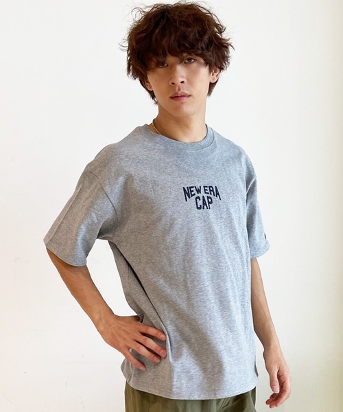 「NEW ERA」 半袖Tシャツ X-LARGE ヘザーグレー メンズ