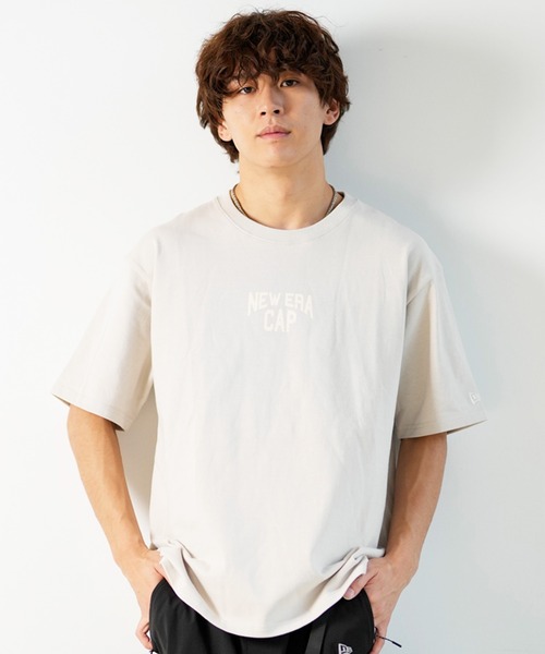 「NEW ERA」 半袖Tシャツ X-LARGE ヘザーグレー メンズ
