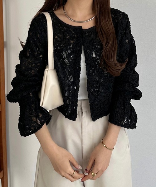「callautia」 長袖ブラウス LARGE ブラック レディース
