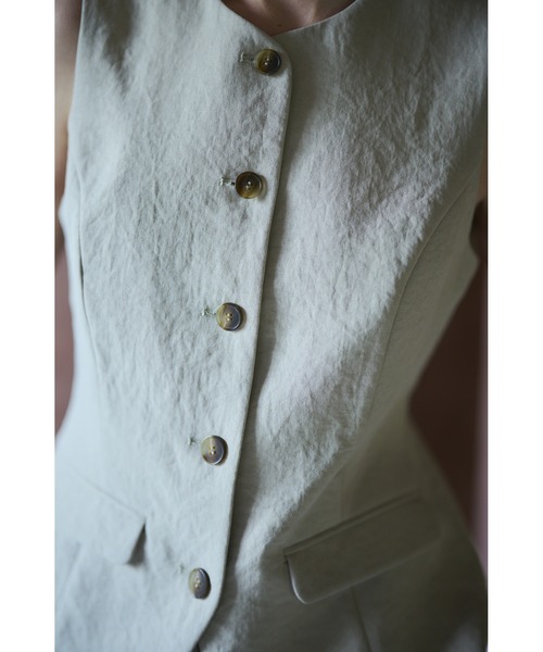 Estella.K ベスト ジレ Miranda Vest ダブルウェーブベスト レディース 