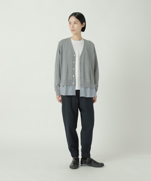 ZUCCa カーディガン シャツドッキングニット / ニットカーディガン