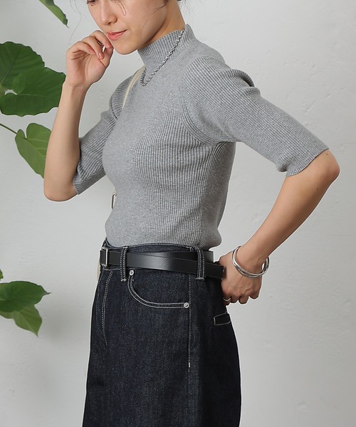 未使用☆CIVIDINI☆大人黒ニット 薄手コットン ブルネロクチネリ