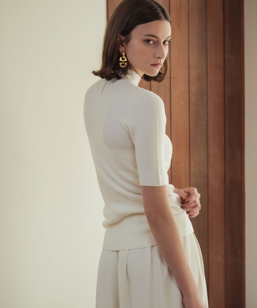 HERMES 2025aw 半袖 ニットトップス　⭐︎ HERMES 2025aw 半袖 ニットトップス ⭐︎ HERMES 2025aw 半袖 ニット