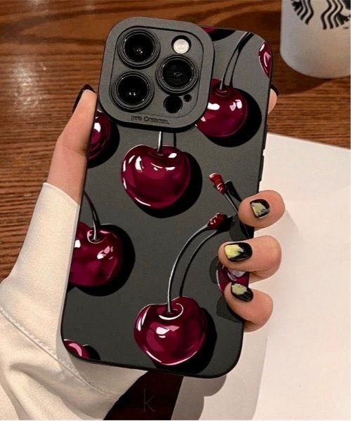 BURNER（バーナー） スマホケース 「OKUOKU 0909」チェリーモチーフ
