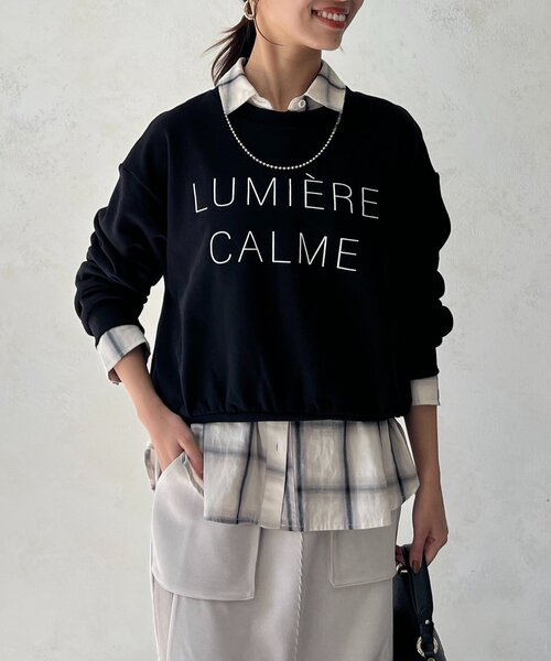 Chez toi（シェトワ） パーカー ロゴスウェット レディース : ZOZOTOWN