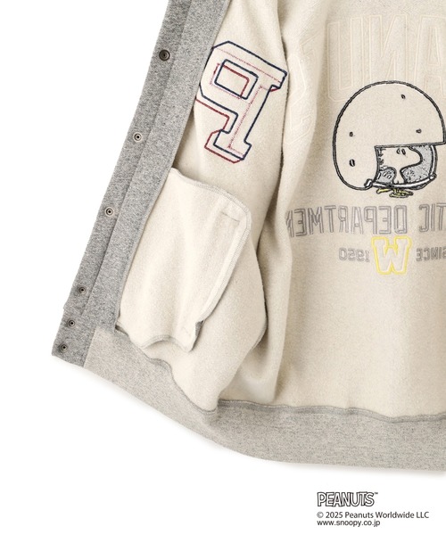 AVIREX（アヴィレックス） カーディガン × PEANUTS」SWEAT CARDIGAN
