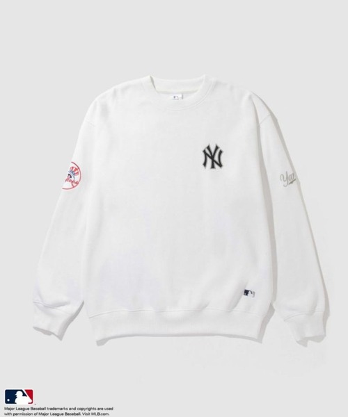 MLB トレーナー スウェット ワッペンロゴプルオーバー メンズ