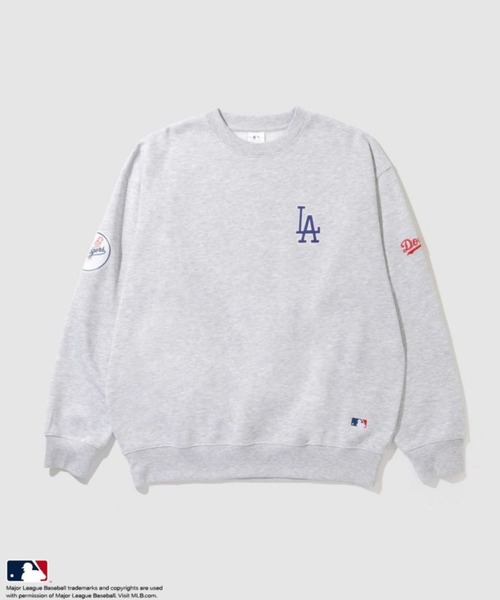 MLB トレーナー スウェット ワッペンロゴプルオーバー メンズ