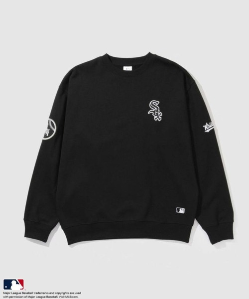 MLB トレーナー スウェット ワッペンロゴプルオーバー メンズ