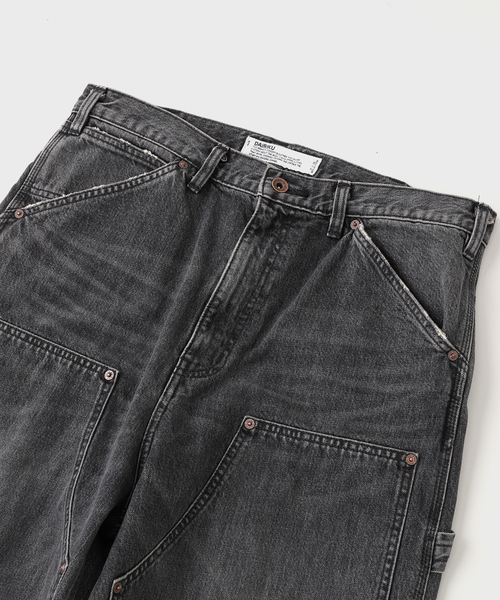 DAIRIKU（ダイリク） ジーンズ Vintage Washed Painter Denim Wide