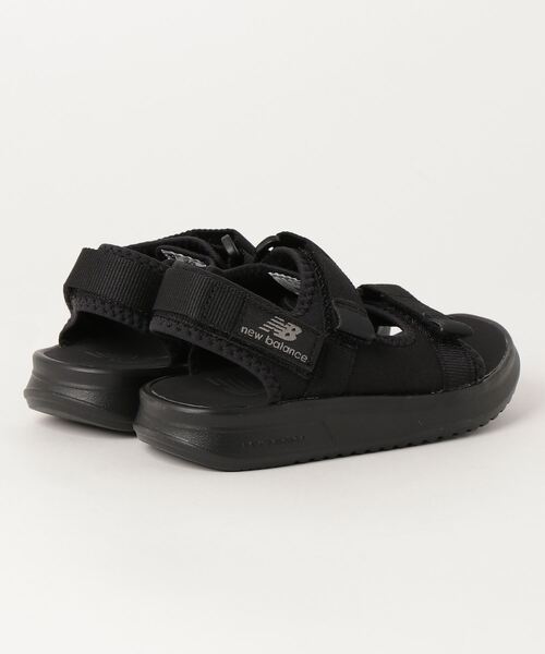 New Balance サンダル ブラック 24.0 New Balance（ニューバランス） 「KIDS」フラットサンダル 18cm