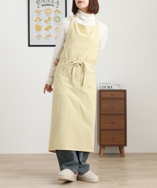 l'atelier Nuuit（アトリエ ヌイ） エプロン ウォッシュドコットン