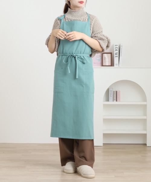 l'atelier Nuuit（アトリエ ヌイ） エプロン ウォッシュドコットン