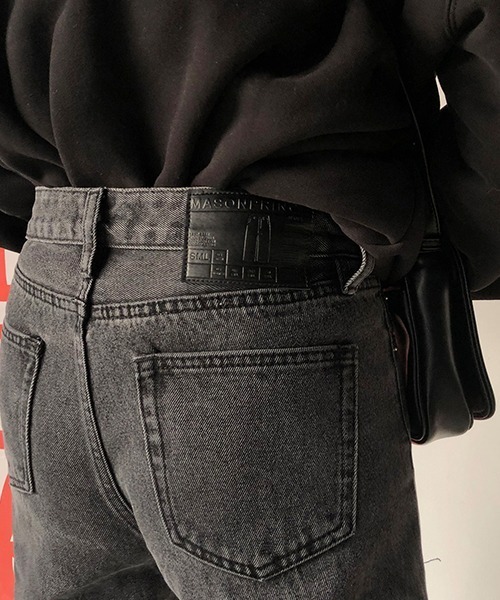 「MASONPRINCE」 デニムパンツ S ブラック メンズ_画像2