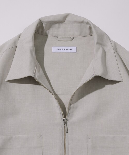 「FREAK'S STORE」 半袖シャツ MEDIUM チャコールグレー メンズ_画像2