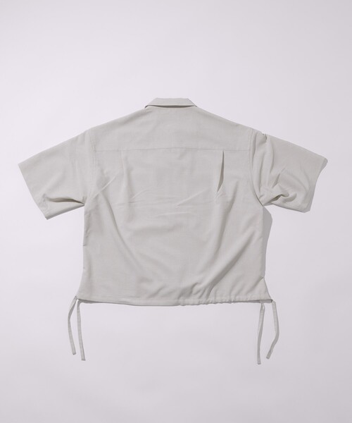 「FREAK'S STORE」 半袖シャツ MEDIUM チャコールグレー メンズ_画像9