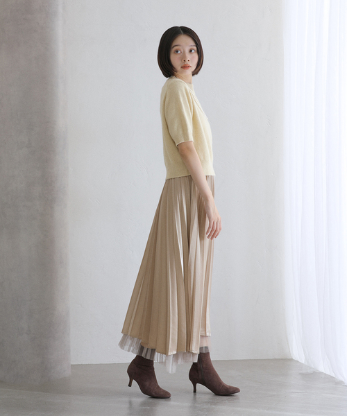 La TOTALITE(ラ トータリテ) スカート 「洗える」ダブル La TOTALITE(ラ トータリテ) スカート 「洗える」ダブル