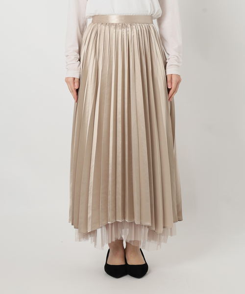 La TOTALITE（ラ トータリテ） スカート 「洗える」ダブル