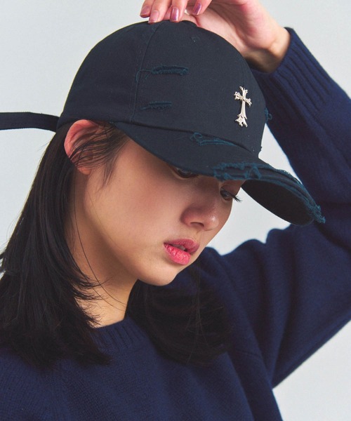 JACKROSE（ジャックローズ） キャップ 帽子 UG-クロスダメージCAP