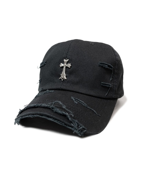 JACKROSE（ジャックローズ） キャップ 帽子 UG-クロスダメージCAP