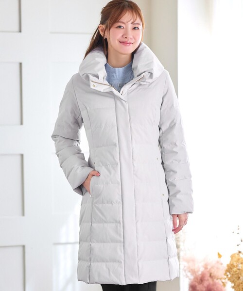 Tiaclasse ダウンコート ダウンジャケット ミドル丈ダウンコート