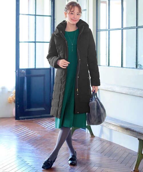 Tiaclasse ダウンコート ダウンジャケット ミドル丈ダウンコート