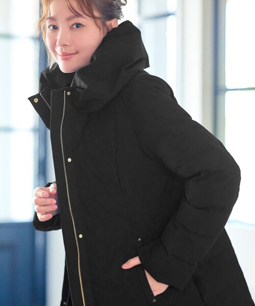 Tiaclasse ダウンコート ダウンジャケット ミドル丈ダウンコート