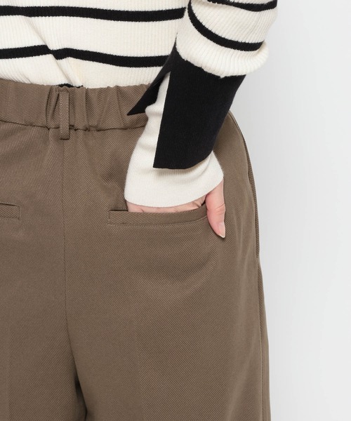 mysty woman（ミスティウーマン） ハーフパンツ パンツ タック