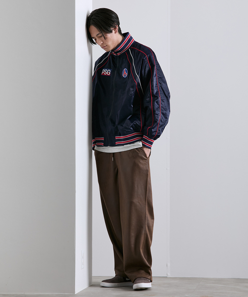 ジャケット・アウター Parismatch Javaジャバコラボ》ふわり軽い着心地。JAVAマウンテン刺繍ダブルジップ