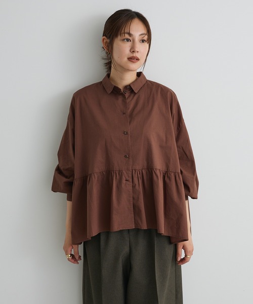 「CRAFT STANDARD BOUTIQUE」 長袖シャツ FREE オフホワイト レディース_画像2