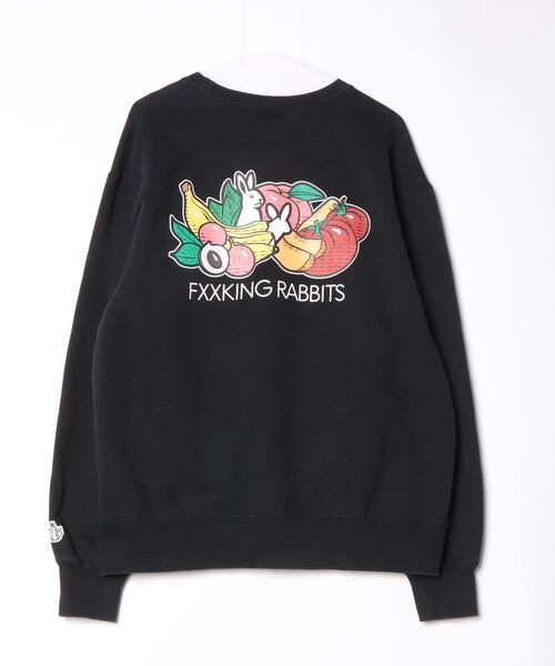 FR2 クルーネックスウェット 黒 FR2 ワンポイントスウェットカットソー X-LARGE ブラック メンズ