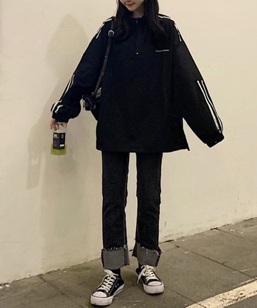 「c.u.l」 スウェットカットソー L ブラック レディース_画像5