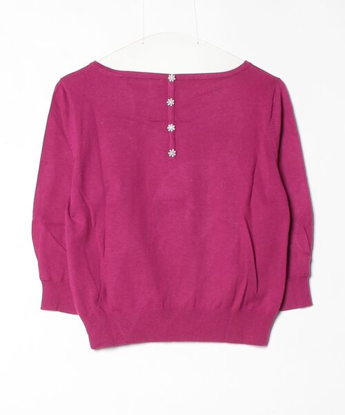 「Debut de Fiore」 7分袖ニット 38 ピンク レディース_画像2