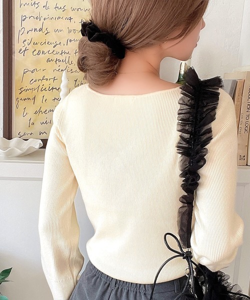 「classicalelf」 長袖ニット X-LARGE レッド レディース_画像5