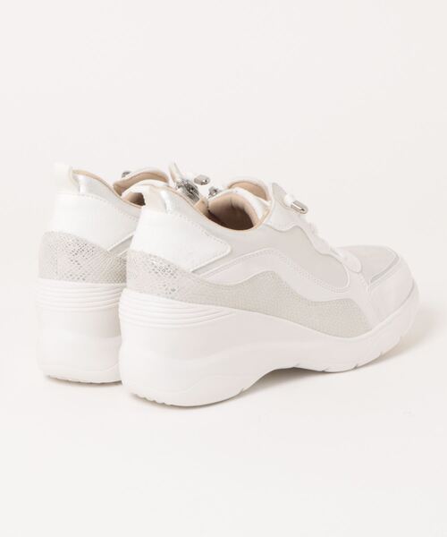 「Round About（Bridget Birkin）」 ローカットスニーカー 23 ホワイト系その他 レディース_画像2