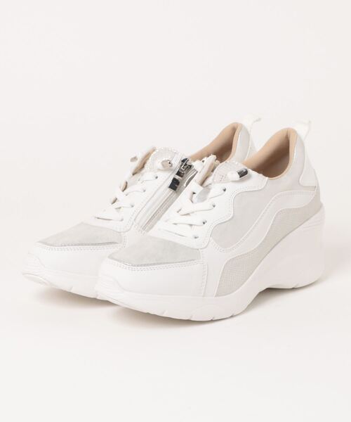 「Round About（Bridget Birkin）」 ローカットスニーカー 23 ホワイト系その他 レディース_画像5