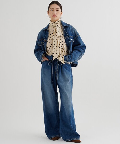 Whim Gazette（ウィム ガゼット） デニムジャケット gジャン ワイドG