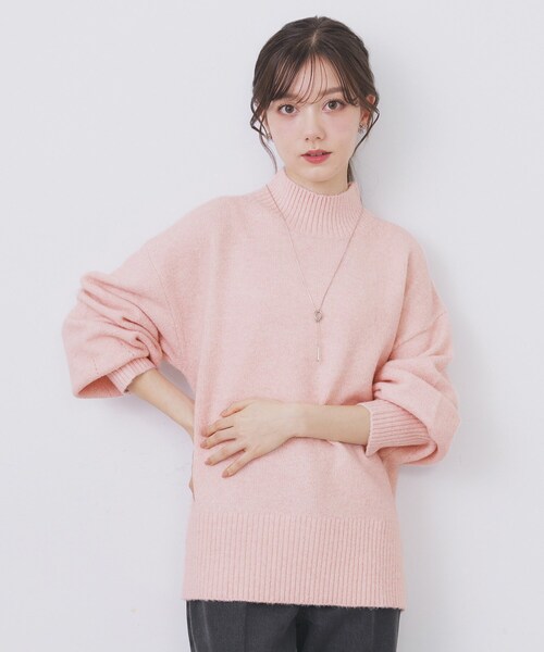 index（インデックス） ニット セーター 選べる2丈 ハイネックカラー