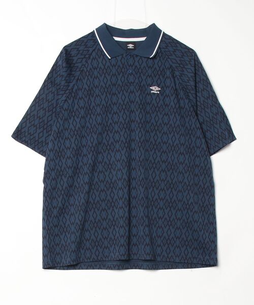 umbro（アンブロ） ポロシャツ 「AWAY DAYS」ジャガード半袖