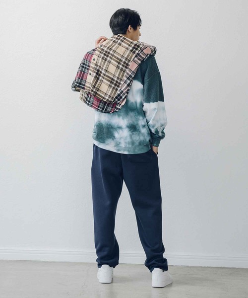 「SILAS」 スウェットカットソー MEDIUM グリーン メンズ_画像3