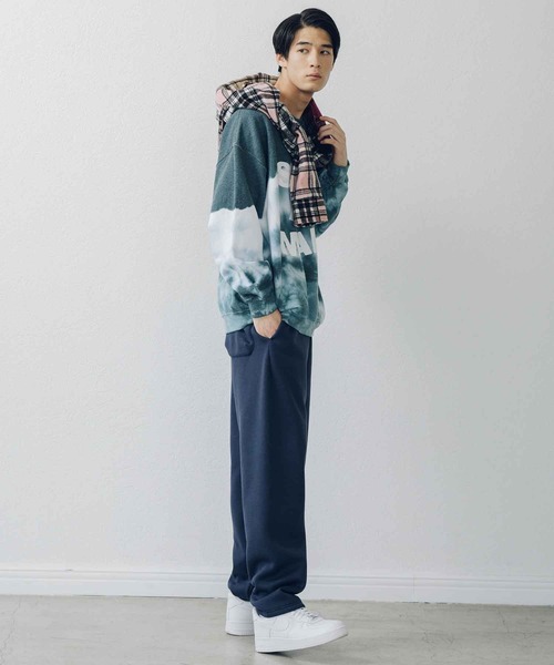 「SILAS」 スウェットカットソー MEDIUM グリーン メンズ_画像9