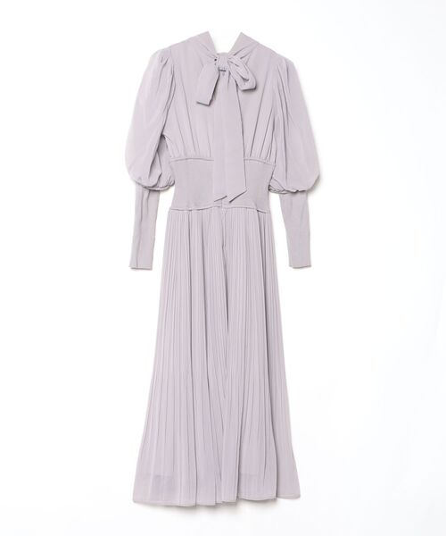 「SNIDEL」 長袖ワンピース 1 ライトグレー レディース_画像2