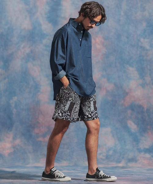 「Jih Nunc」 ショートパンツ S ネイビー メンズ_画像4