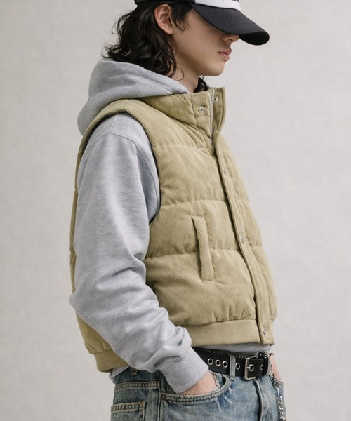 CALIFORNIA OUTFITTERS ダウンベスト ベスト 12D69 コーデュロイ 中綿
