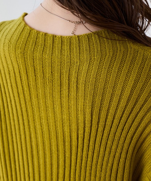 「Ada.」 ニットワンピース M アイボリー レディース_画像7