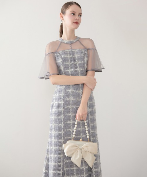 Leja（レジャ） 結婚式 ハンドバッグ 「LEJA」2WAYビッグリボンパール