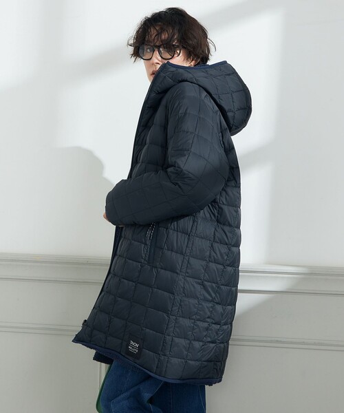 TAION（タイオン） ダウンコート S ネイビー レディース : ZOZOTOWN