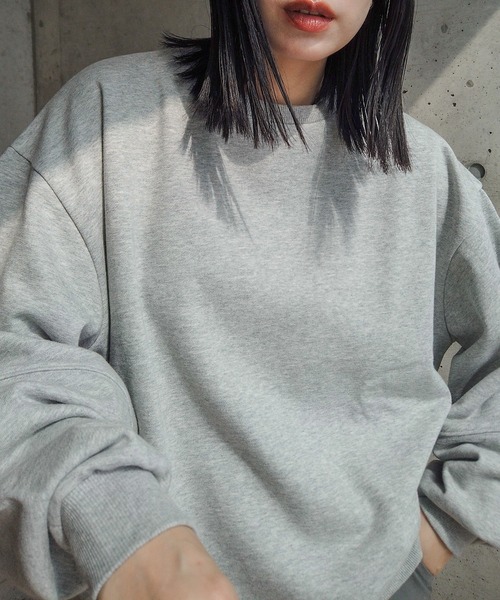 「y/m by RIKA」 スウェットカットソー FREE ライトグリーン レディース_画像3