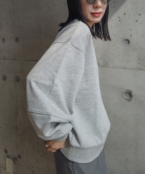 「y/m by RIKA」 スウェットカットソー FREE ライトグリーン レディース_画像6