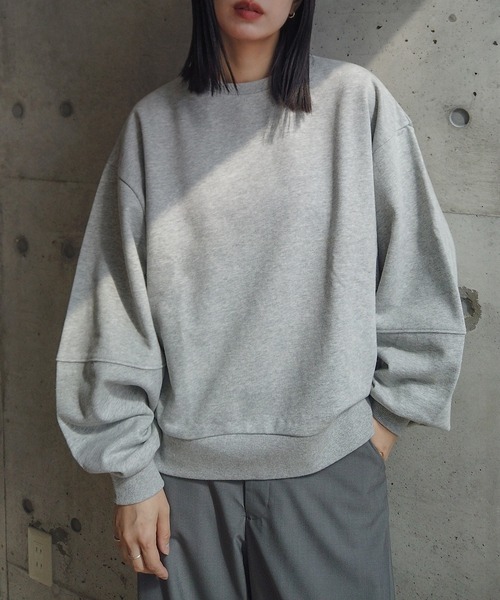 「y/m by RIKA」 スウェットカットソー FREE ライトグリーン レディース_画像9